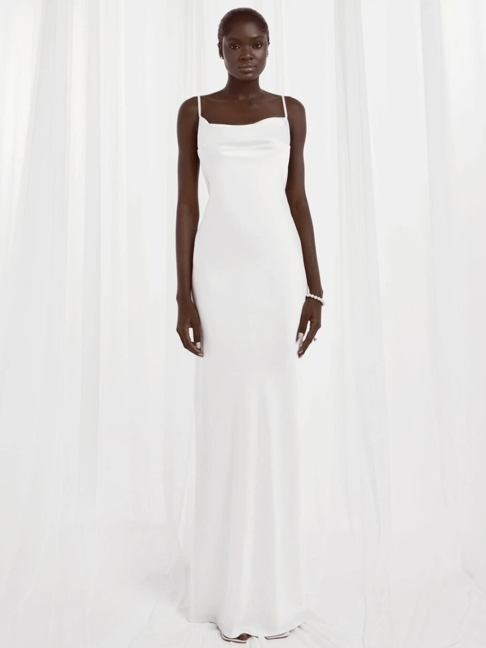 Khanum's Kowwl Satin Bridal Maxi Dress